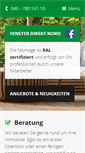 Mobile Screenshot of fenster-direkt-nord.de